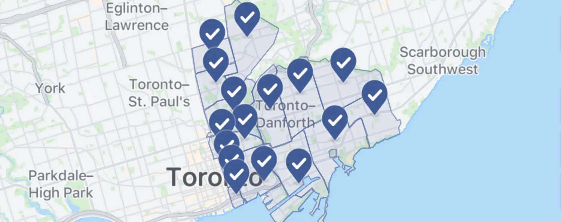 Bringit Delivery Map Toronto